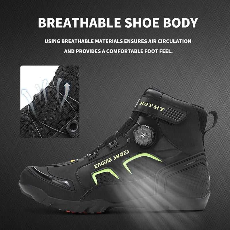 Motorcycle Riding Shoes Men's Breathable Leather Boots Casual Comfortable Slip-On Ankle Boots for Urban Cycling The jack market .AU The jack market .AU Step Up Your Style: Trendy Shoes for Every Occasion! $ 156 14:771#6068;200000124:200000899