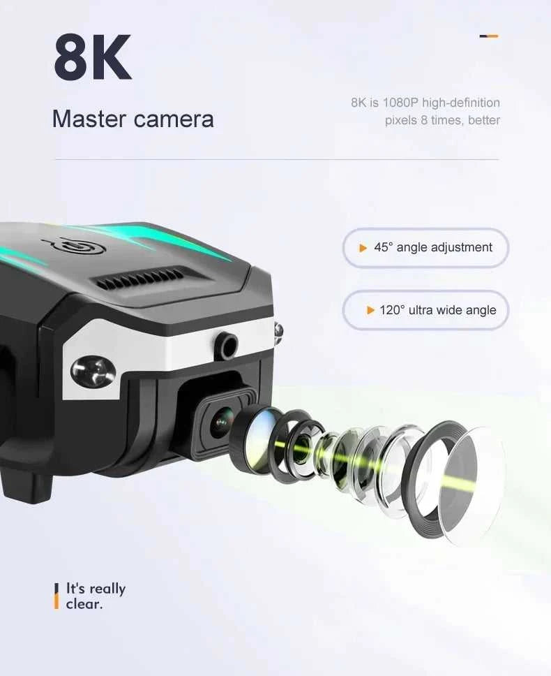 Drone G6 Pro 5G GPS Brushless Motor Professional 8K HD Aerial Photography Obstacle Avoidance UAV Four-Rotor Helicopter Toys The jack market .AU The jack market .AU Drones $ 77 14:1052#Yellow Single 8K-1B