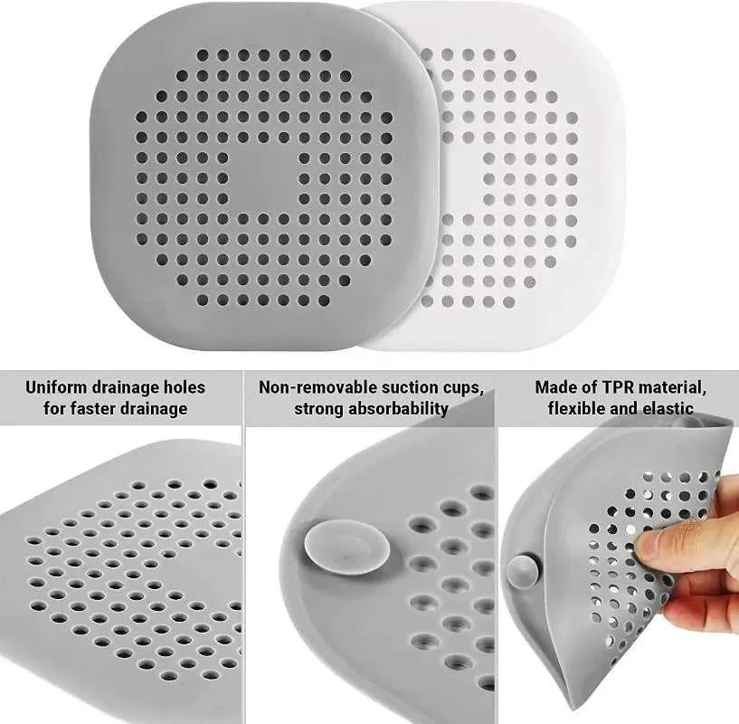 Plug Stopper Kitchen Sewer Silicone Bathroom Floor Bathtub WaterFilter Home Accessories Shower Drain Hair Catcher Sink Strainer The jack market .AU The jack market .AU Home $ 49 14:200006152#Grey 2PCS