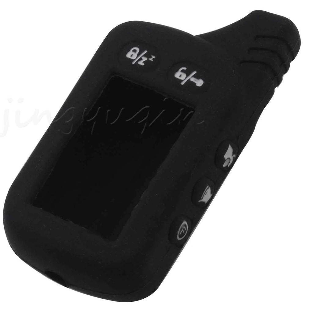 jingyuqin Silicone Key Case For Tomahawk TZ9030 TZ9020 TZ9031 TZ7010 Scher-khan Two Way Car LCD Alarm Remote Keychain Cover