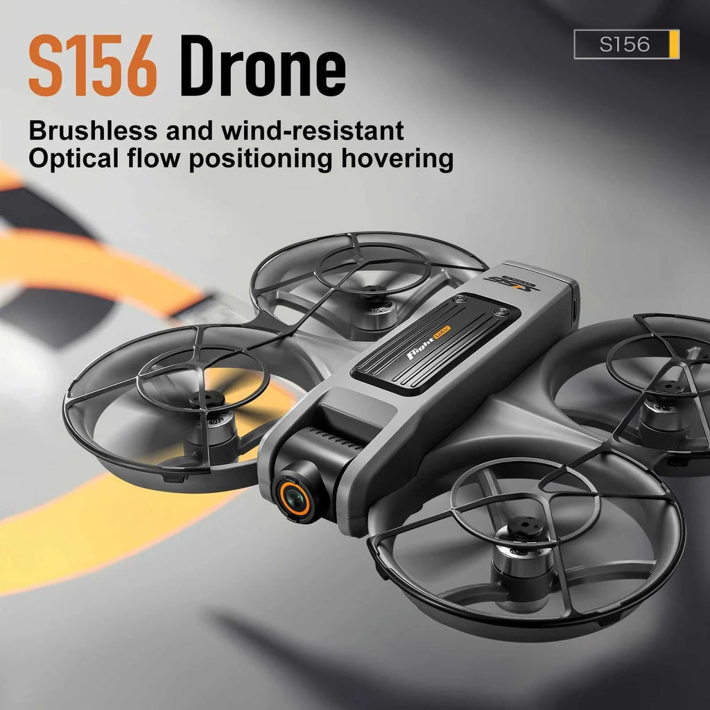 2025 New S156 Drone with Screen Brushless Optical Stream Positioning Quadcopter with Camera FPV Traverser Novice Toy Airplane The jack market .AU The jack market .AU $ 127 14:29#Black