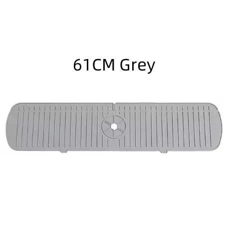 Silicone Drain Mat, Kitchen Faucet Sink Splash Guard, Sink Draining Pad Behind Faucet,For Kitchen & Bathroom Countertop Protect The jack market .AU The jack market .AU Home $ 50 14:29#35CM White