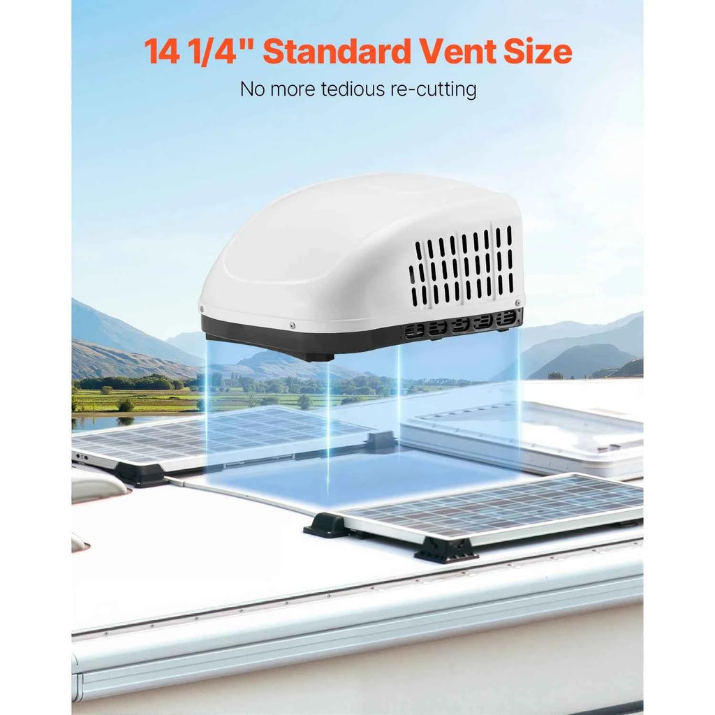 SucceBuy RV Air Conditioner 13500/15000 BTU Non-Ducted Rooftop RV AC 65dB Air conditioning System Fit for Camper, Van, Trailers