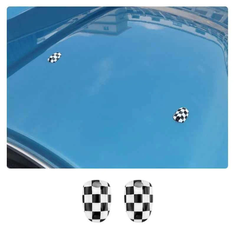 Union Jack Car Wiper Water Spray Nozzle Cover For MINI Cooper S One Countryman Clubman F54 F55 F57 F56 F60 2015-2022 Accessories