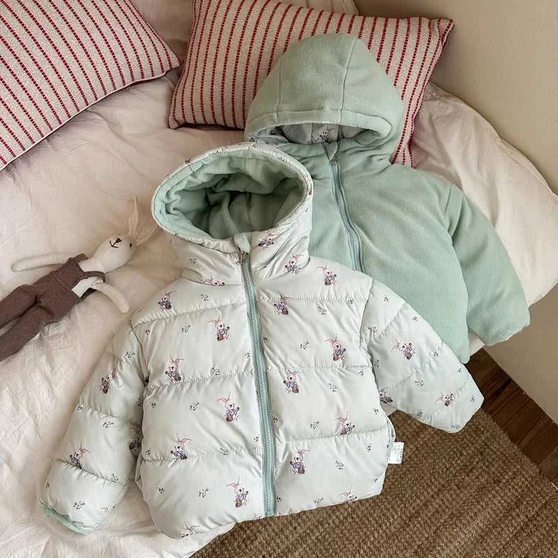 New Double-sided Down Cotton Jacket with Hooded Jacket for Children's Thickened Plush Children's Short Jacket The jack market .AU The jack market .AU Mum & Kids: Essential Products for Every Family $ 52 14:771#1;200000463:200004188