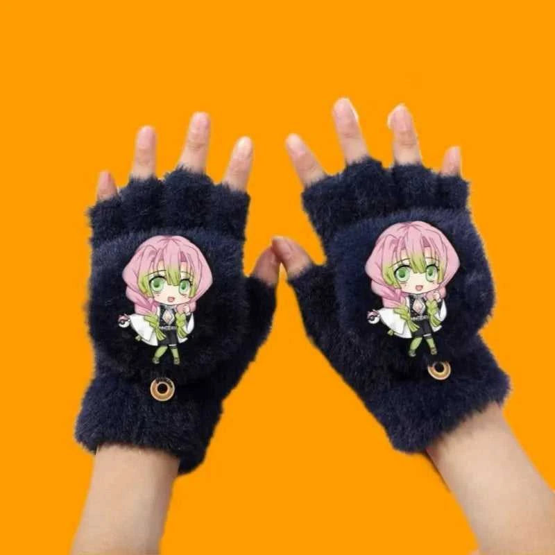New Demon Slayer Tanjiro Kamado Nezuko Agatsuma Zen'itsu creative high-value DIY cartoon printed student warm flip mittens gift The jack market .AU The jack market .AU Little Wonders $ 61 14:193#gloves-01;977:1462#Flip-top gloves