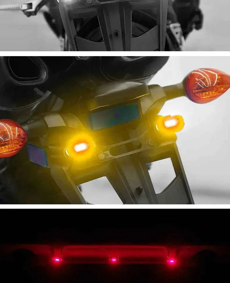 Motorcycle Lights Drone Strobe Light USB LED Anti-Collision Bike Aircraft Night Flying Mini Flashing Warning Signal Light