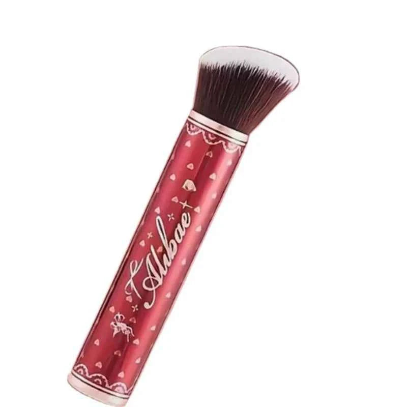 Flower KnowShell Jewel Butterfly Blush Brush - Cloud-Shaped Angled Bristles for Flawless Application