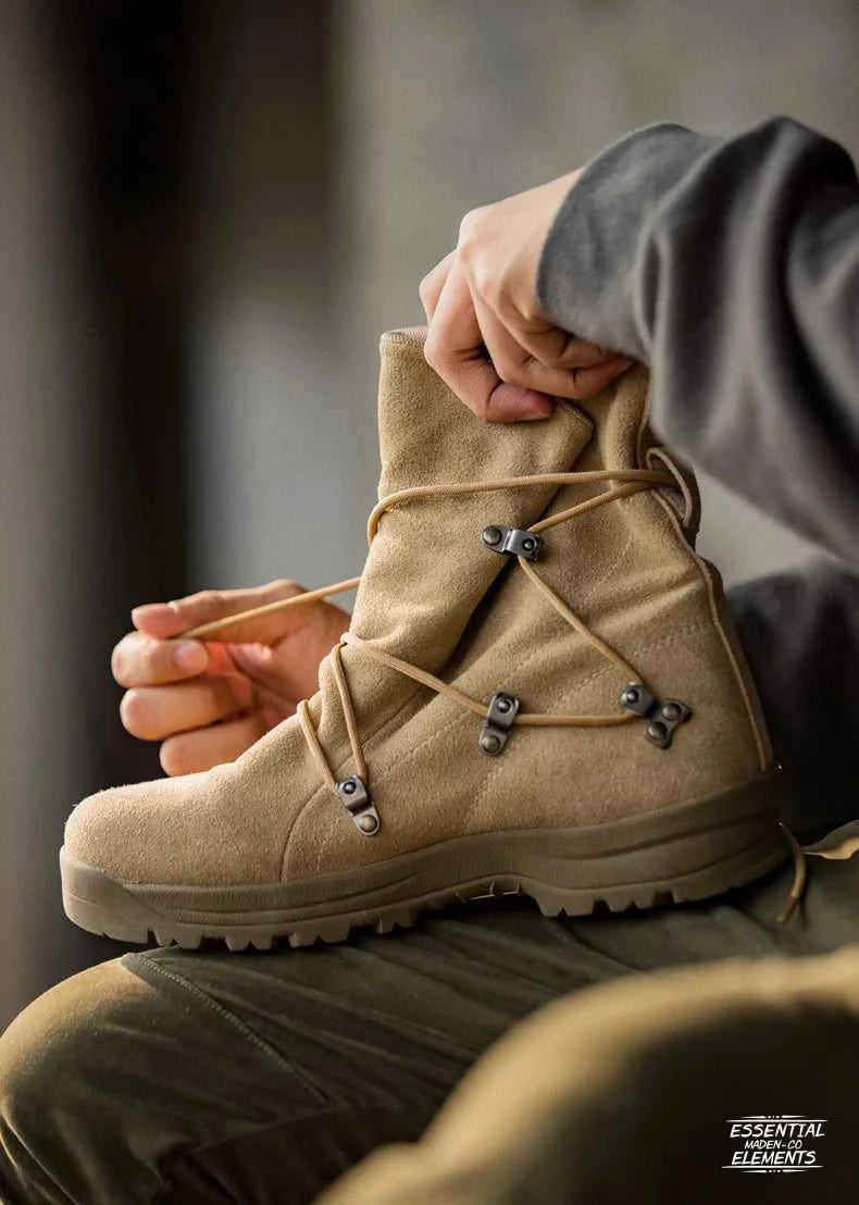 Maden Men's Vintage High-top Desert Boots Outdoor Cowboy Boots Indestructible Work Shoes Winter Safety Shoes The jack market .AU The jack market .AU Step Up Your Style: Trendy Shoes for Every Occasion! $ 119 14:771#Brown;200000124:200000898