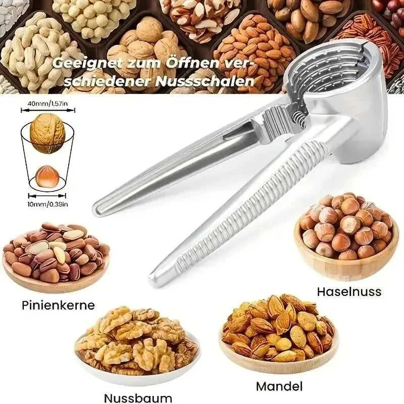 1pc Silvery Metal Multi Functional Walnut Clip Household Nut Shelling Tools Suitable for Walnuts Chestnuts and Hazelnut The jack market .AU The jack market .AU Home $ 25 14:1254#1pc