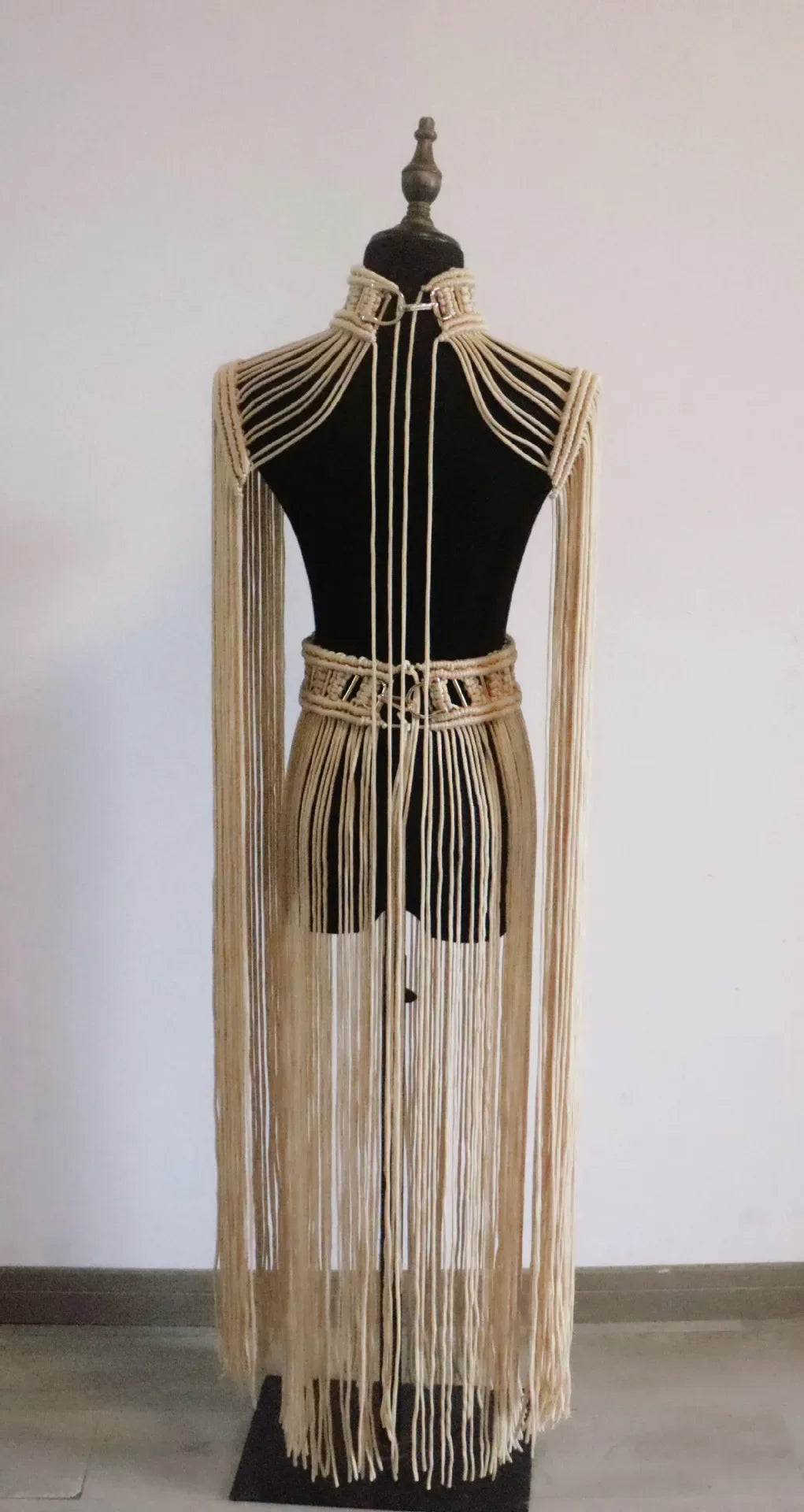 Design Sexy Tassel Outfits Hand Made Greek Goddess Roman Lady Dress Bohemia Vocation Beach Party Women Two Pieces Set