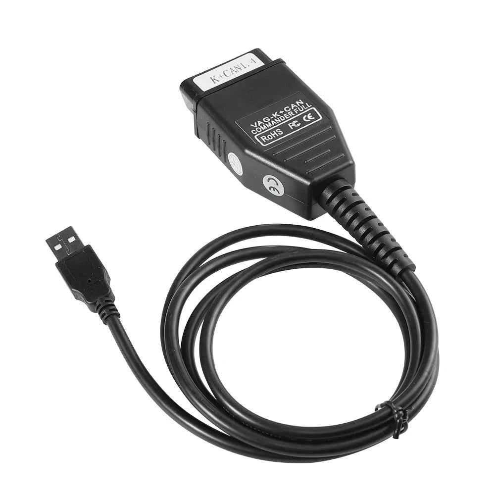 VAG K CAN Commander 1.4 FTDI PIC18F25K80 K+CAN 1 4 OBD 2 OBD2 Auto Car Diagnostic Tools Interface COM K-line Cable