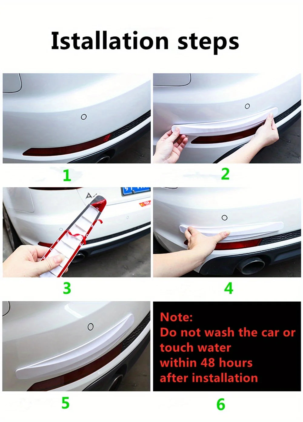 Car bumper protector, bar corner protector, scratch protector, collision resistant component, collision resistant car parts