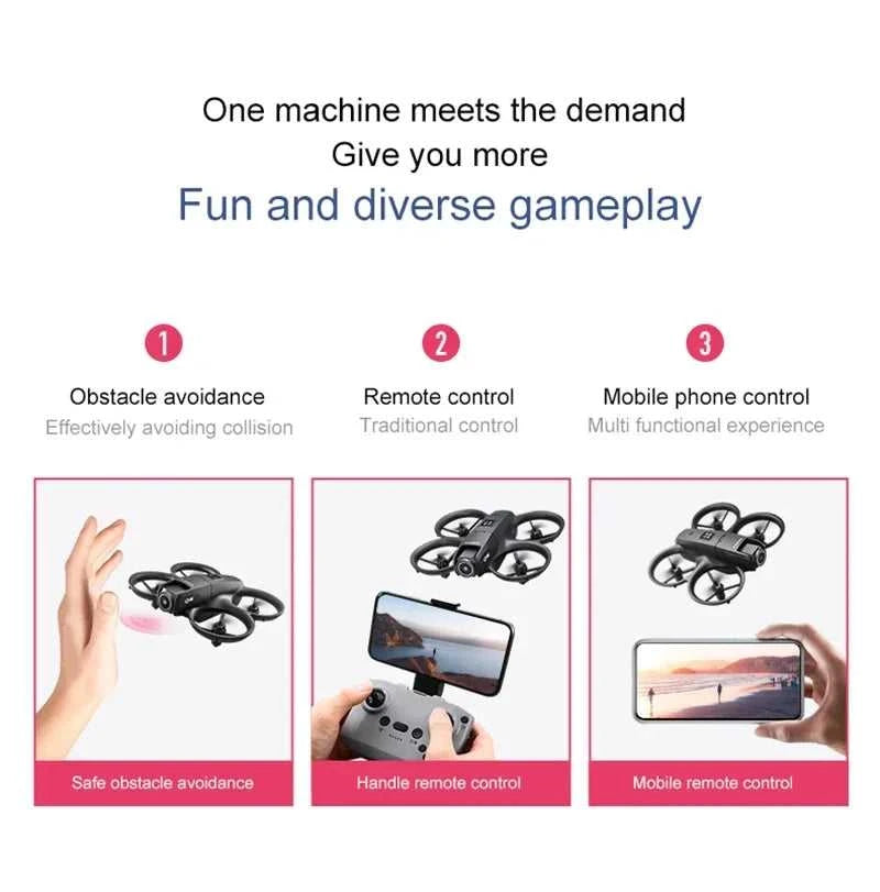 D16 Mini Drone 8K HD Dual Camera Profesional 180° Electric Adjustable GPS Positioning Obstacle avoidance Bushless UAV 2026 New The jack market .AU The jack market .AU Drones $ 106 14:29#Black Dual 8K-1B