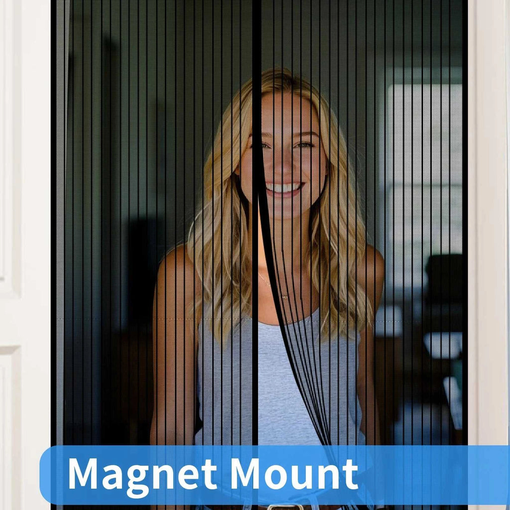 Magnetic Screen Door Hands Free Mesh Partition Heavy Duty Curtain Keeps Bugs Out Frame Hook & Loop Pet and Kid Friendly The jack market .AU The jack market .AU Home $ 53 14:173#90x210CM