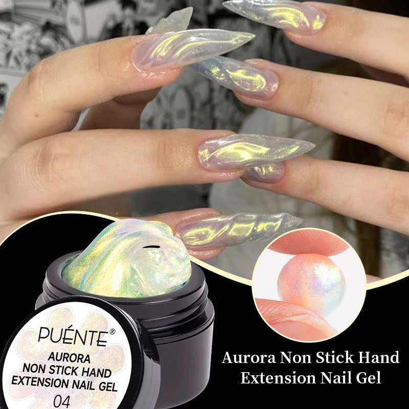 PUENTE Cat Eye Magnetic Gel Nail Polish - Vibrant Starry Galaxy Effect, Soak Off UV, 7.5ML