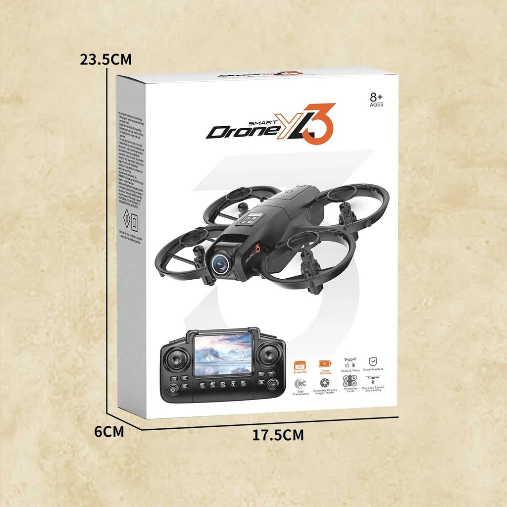 2025 NEW GISAEV YL3 Drone for Kids & Beginners - 2.4'' Screen Remote Dual 4K Cameras Auto Hovering Stable Flight Perfect Gift The jack market .AU The jack market .AU Drones $ 90 14:29#White-Screen-4K-1B