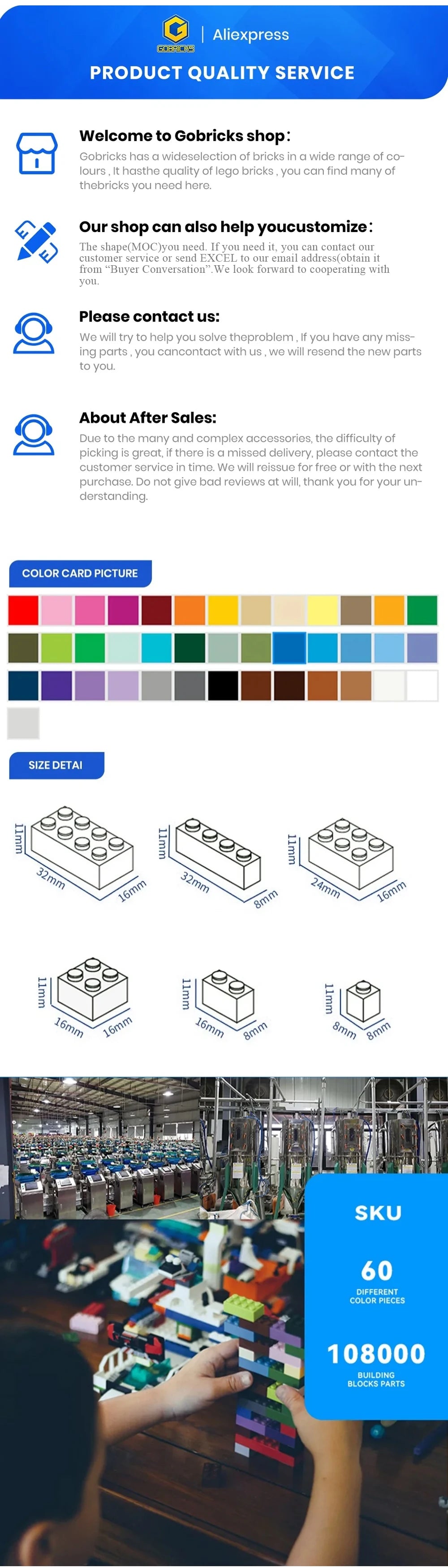 Gobricks 10PCS Parts Wedge Plate Bricks 8x3 Right Compatible with 50304 Toys Building Blocks Assembles Technical Model Adult MOC