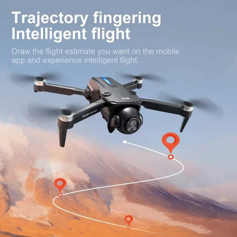 Lenovo D18 Drone 8K Aerial HD Dual Camera Intelligent Obstacle Avoidance Brushless Power GPS Return Screen Remote Control Drone The jack market .AU The jack market .AU Drones $ 105 14:1052#D18-8K HD-Grey