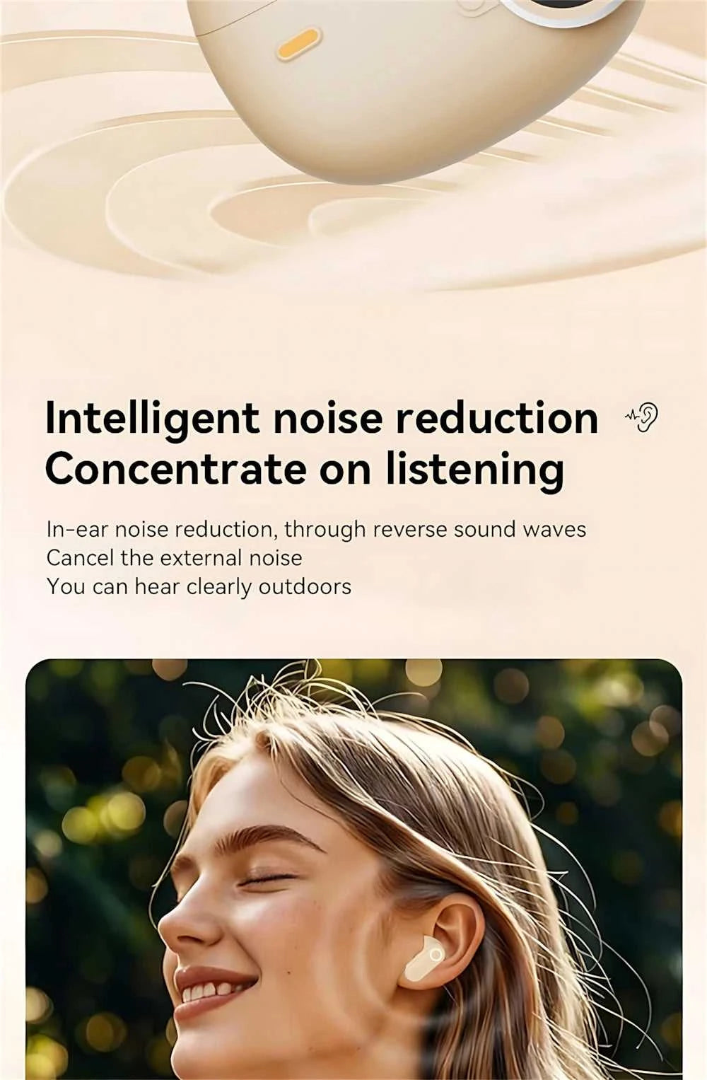 Bluetooth 5.4 Headphones True Wireless In-ear Long Noise Reduction TWS Sports High Sound Quality Digital Display Screen Earplugs The jack market .AU The jack market .AU Accessories Electronics $ 54 14:29#White