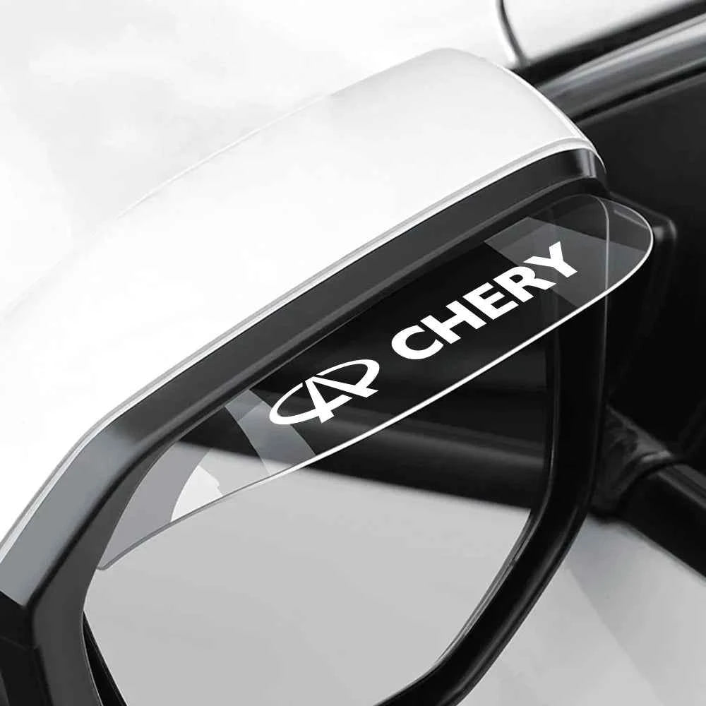 2PCS Car Rearview Mirror Rain Eyebrow Visor Shield Cover Auto Accessories For Chery Tiggo 2 4 3 7 5x Kimo Qq6 s21 Qq3 Brakes s11