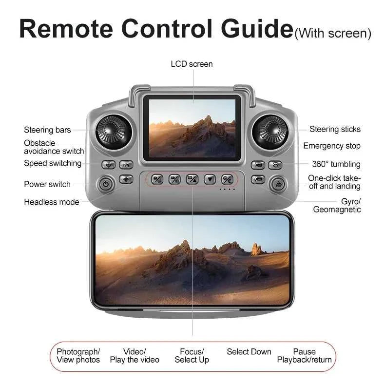 Lenovo D18 Drone 8K Aerial HD Dual-Camera Intelligent Obstacle Avoidance Brushless Power 5G WIFI Screen Remote Control GPS Drone The jack market .AU The jack market .AU Drones $ 97 14:175#Black-8K HD-VR