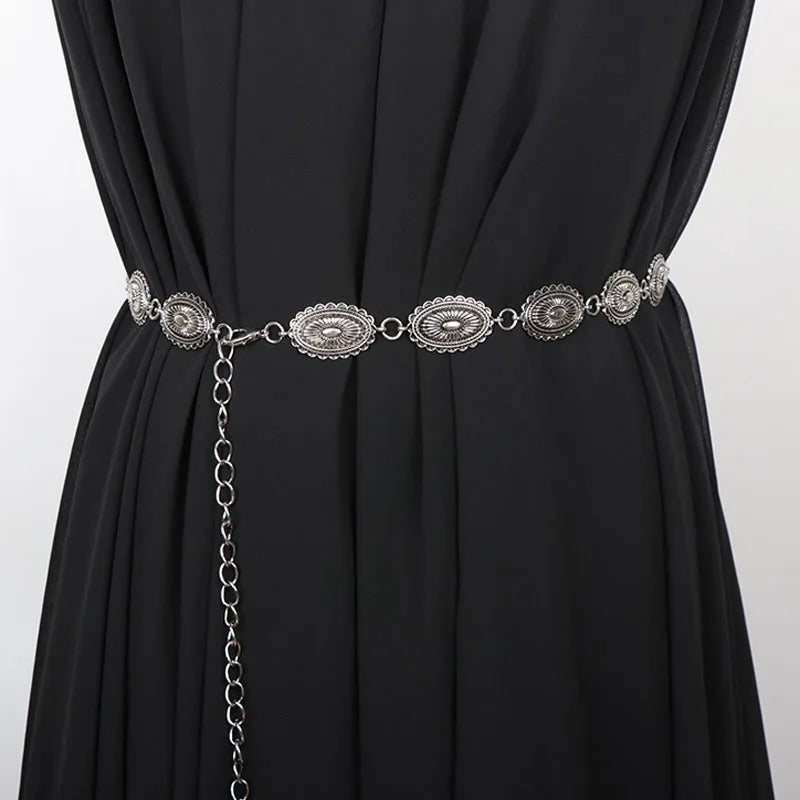 Vintage Vibes Chain Belt - Versatile Boho Dress & Skirt Accessory for Effortless Style