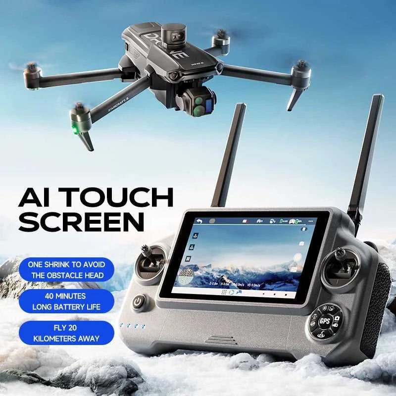 New Wing 6 Screen Controlled Drone 8K Camera 3-axis Gimbal GPS Brushless Obstacle Avoidance Foldable Quadcopter Dron RC Toys The jack market .AU The jack market .AU Drones $ 473 14:29#WING 6