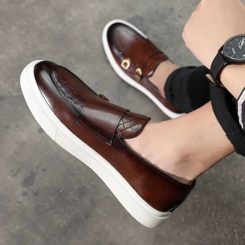 Fashion Men's Casual Shoes Embossed Leather Men Classic Retro British Style Tassels Loafers Mens Slip-on Outdoor Driving Flats The jack market .AU The jack market .AU Step Up Your Style: Trendy Shoes for Every Occasion! $ 101 14:193#S11 Black;200000124:200000364#39 (US 6.5);200007763:201336100