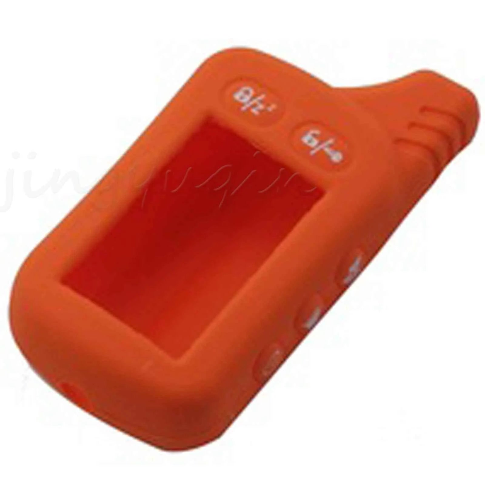 jingyuqin Silicone Key Case For Tomahawk TZ9030 TZ9020 TZ9031 TZ7010 Scher-khan Two Way Car LCD Alarm Remote Keychain Cover