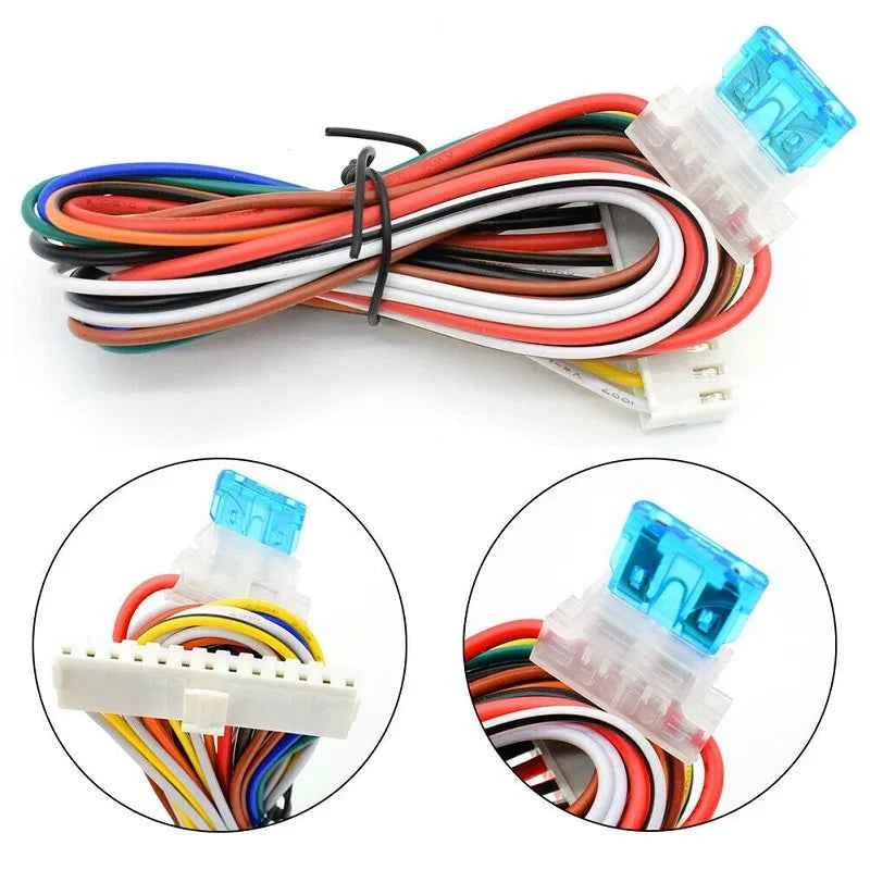 Universal 12V Car 3-button Remote Control Lock Kit Keyless Entry Car Alarm System Central Locking With Auto Remote Central Kit