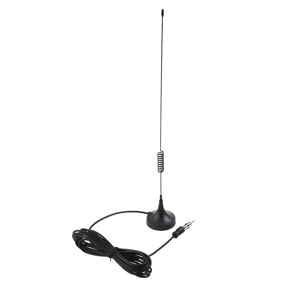 Auto Stereo Radio FMAM Signal Aerial, Car Signal Booster Antenna, Dual Band 144/430Mhz, 31cm Antenna Length, Easy Installation