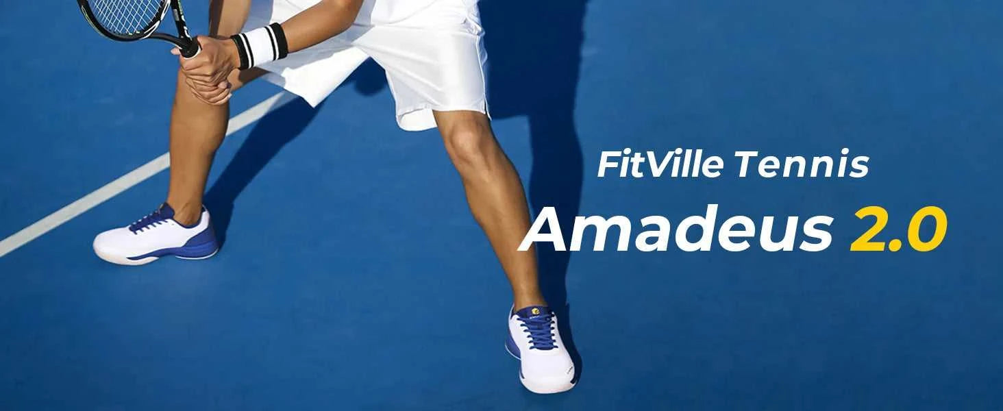 FitVille Wide Width Men's Tennis Shoes Professional Training Sneakers Breathable Non-Slip For Racquet Sport Arch Support The jack market .AU The jack market .AU Step Up Your Style: Trendy Shoes for Every Occasion! $ 114 14:691#blue;200000124:100010420#EU 44.5 Wide