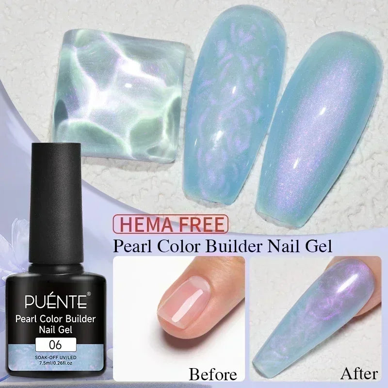 PUENTE Cat Eye Magnetic Gel Nail Polish - Vibrant Starry Galaxy Effect, Soak Off UV, 7.5ML