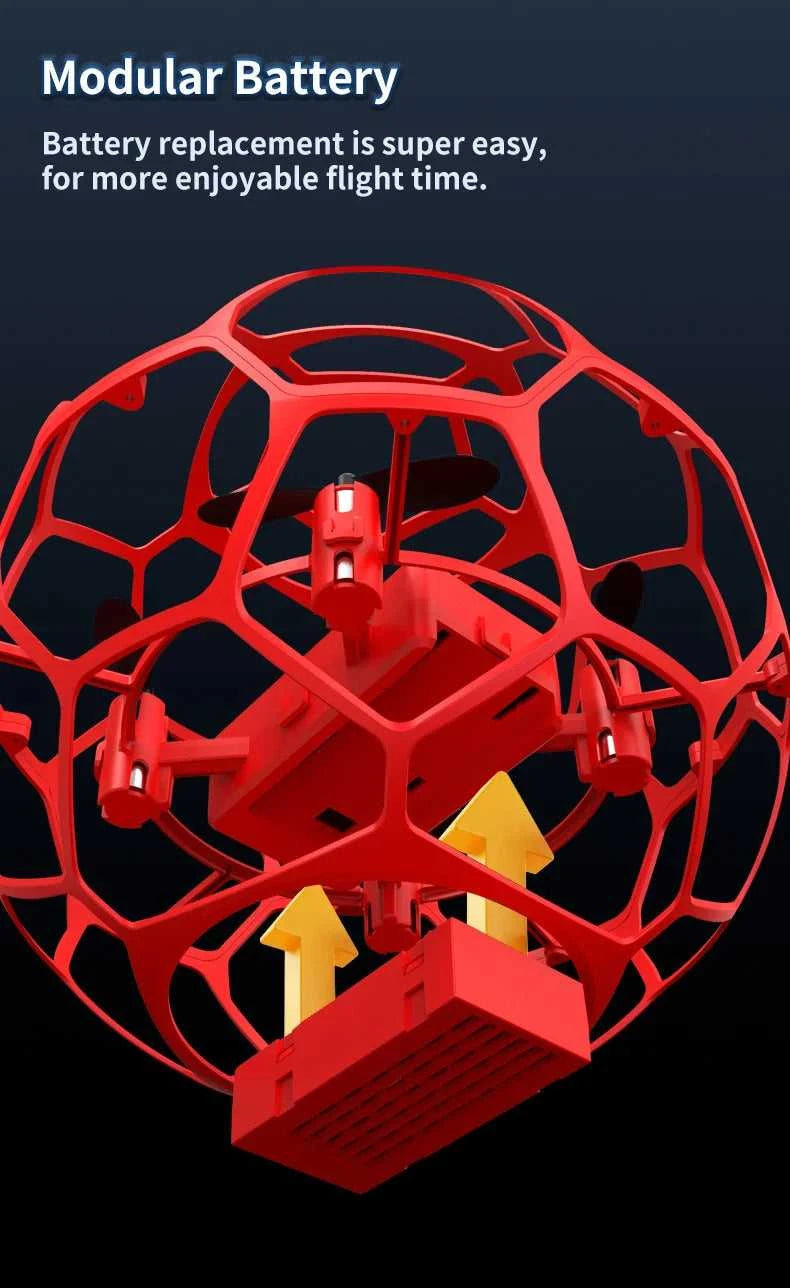 K26 2026 New Aerial Football Drone 360 ° All Inclusive Anti Fall Hand Thrown and Easy To Use Three Speed Variable Speed The jack market .AU The jack market .AU Drones $ 72 14:10#K26-Red
