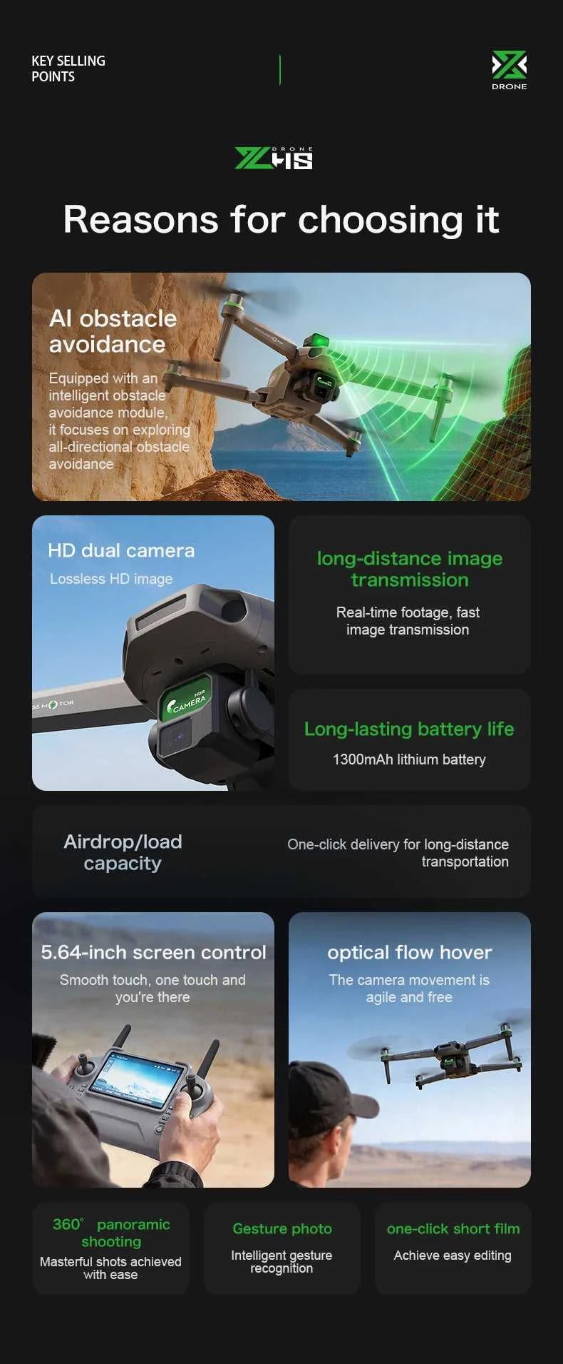2026 Drones with a cameraoptical flow with 4.3-inch screen display brushless with airdrop drone dual lens WIFI aerial camera toy The jack market .AU The jack market .AU Drones $ 57 14:200006159#screw