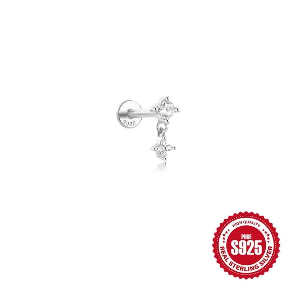 AIDE 925 Sterling Silver 1Pc Mini Shiny Heart/WaterDrop For Women Cartilage Piercing Earring INS Classic Pendant Tassel Gifts The jack market .AU The jack market .AU Jewellery & Chains $ 54 200000226:200006154#26;200001034:361180#1 piece