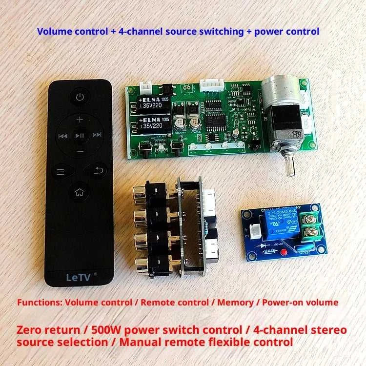 Nvarcher Volume potentiometer remote control board 4-way Audio Input Signal Selector Switching The jack market .AU The jack market .AU Home $ 90 14:350850#with RK168