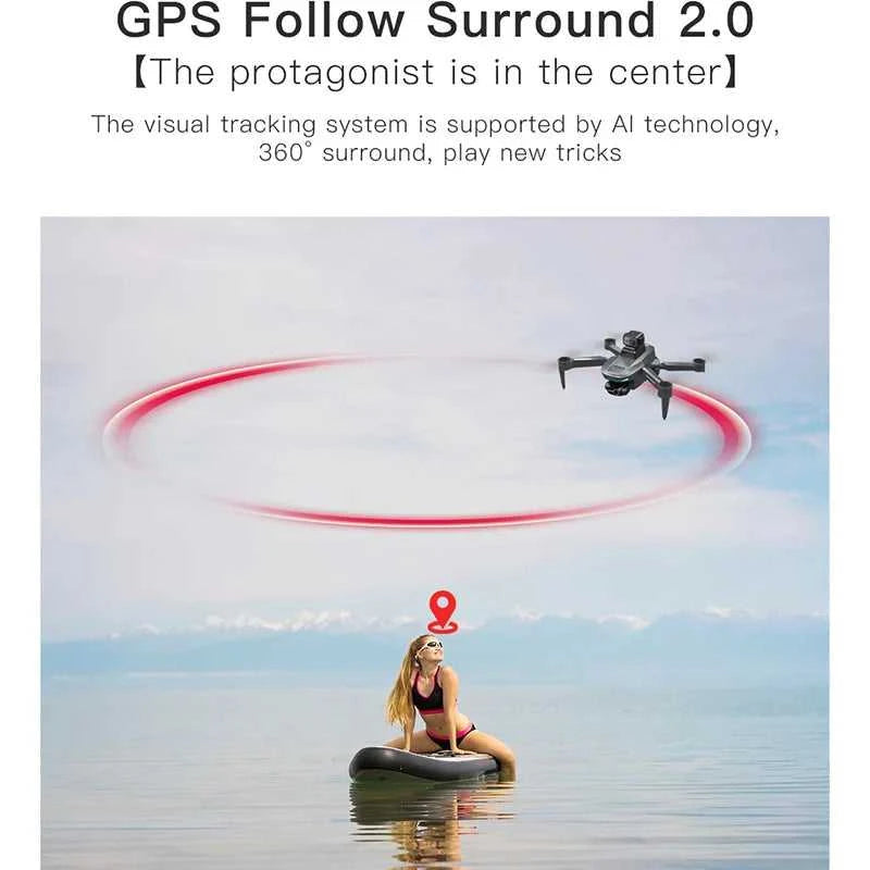 Drone GPS 8K Professional 2-Axis L200 PRO MAXHD Dual Camera 5G WIFI FPV 360° Laser Obstacle Avoidance Brushless Motor Dron The jack market .AU The jack market .AU Drones $ 176 14:29#NO-OAS