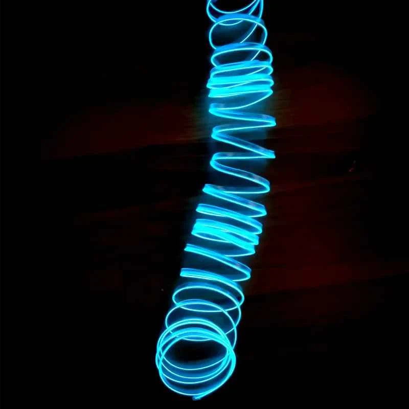 Car Ambient Lamp LED Neon Cold Light Auto Interior Mouldings Atmosphere Lights Refit Decoration Strips Shine Usb/Cigarette Drive