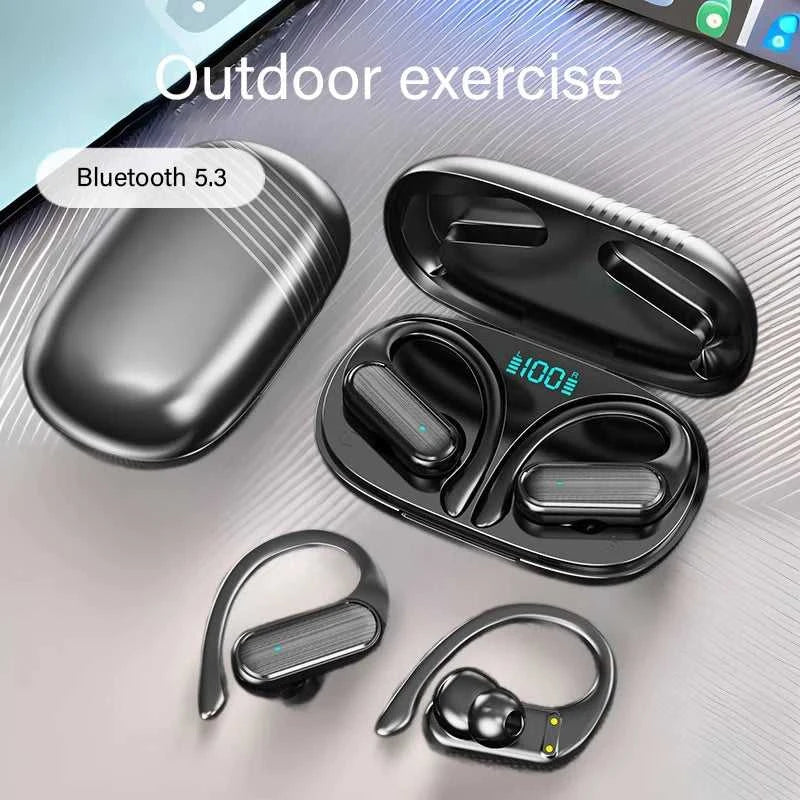 The A520 wireless Bluetooth headphones feature high-quality, high-definition sound, stereo earbuds, sweat-proof touch lights The jack market .AU The jack market .AU Accessories Electronics $ 64 14:193#Black