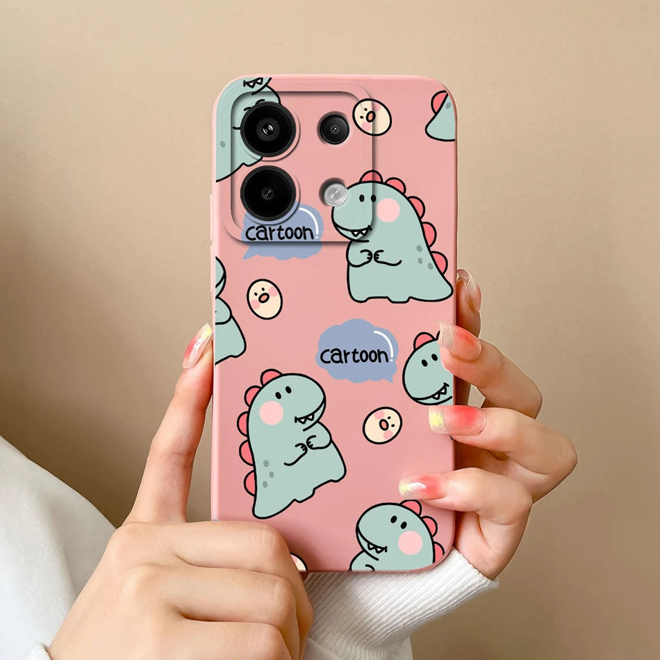 Xiaomi Poco X6 Pro Anime Silicone Case - Full Protection & Shockproof Design for Ultimate Style & Durability