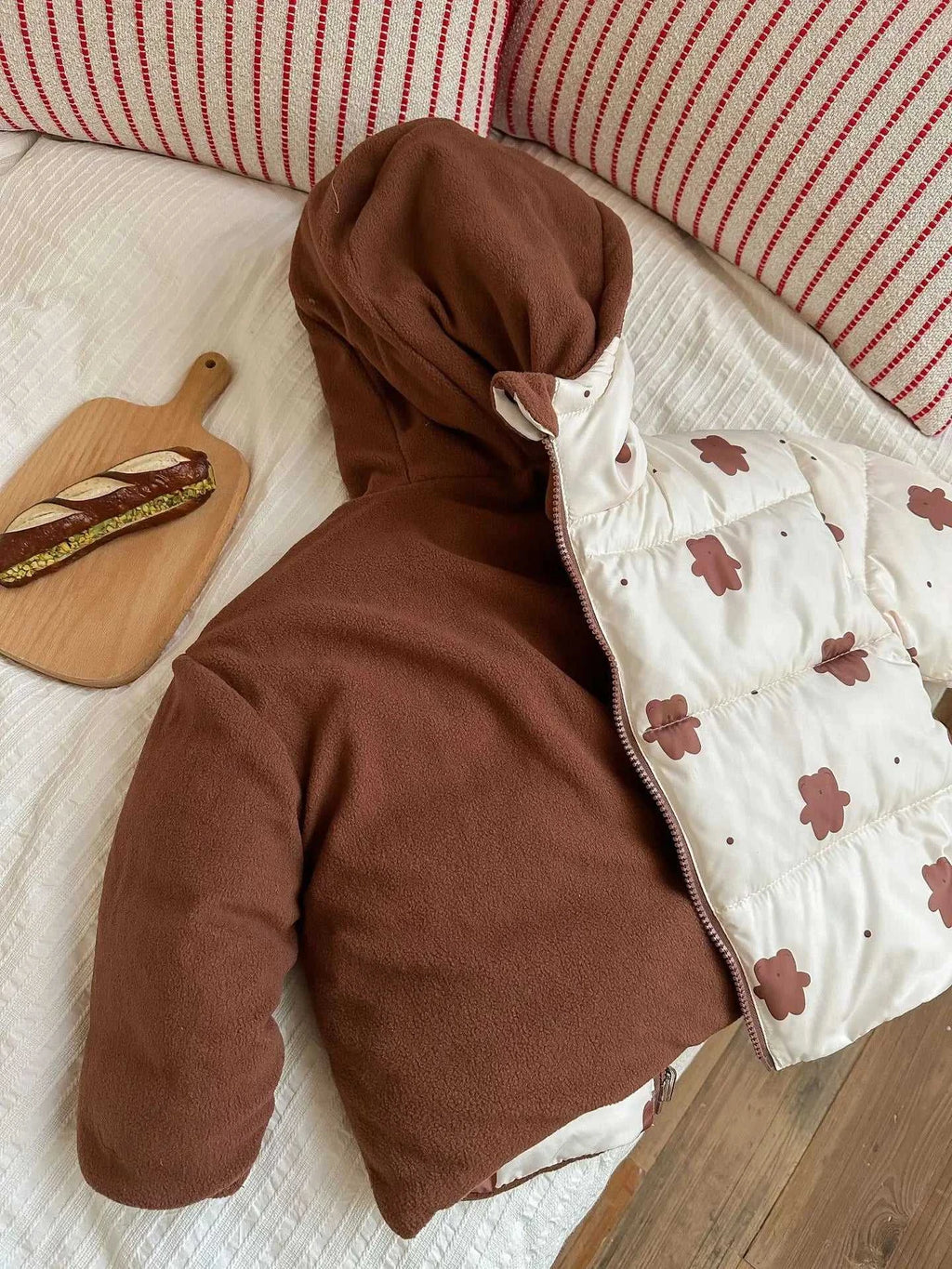 New Double-sided Down Cotton Jacket with Hooded Jacket for Children's Thickened Plush Children's Short Jacket The jack market .AU The jack market .AU Mum & Kids: Essential Products for Every Family $ 52 14:771#1;200000463:200004188