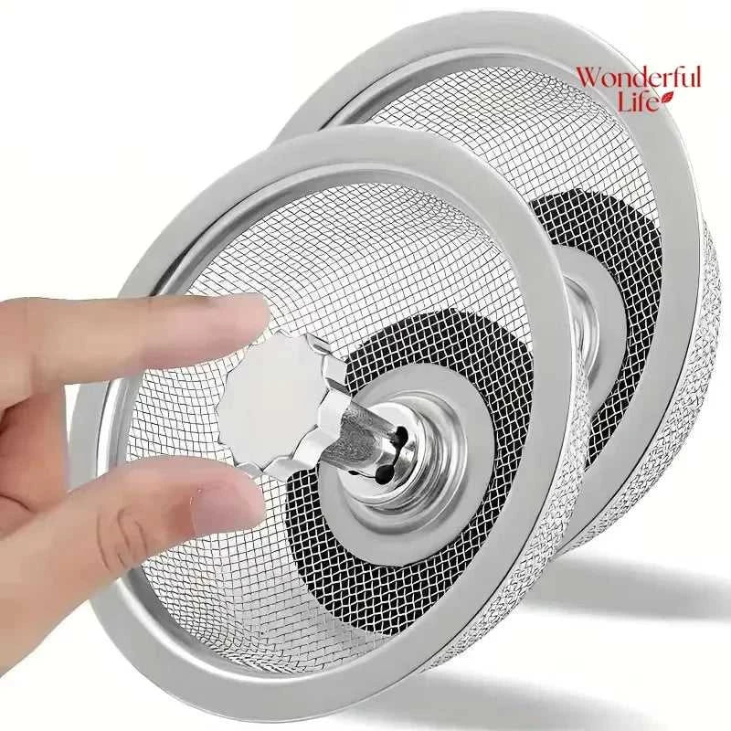 2Setc Drain Basket Kitchen Sink Strainer Set With Handle Stopper Me Handle Stopper Kitchen Sink Strainer Stainless Replacement The jack market .AU The jack market .AU Home $ 48 14:202732816#2Set