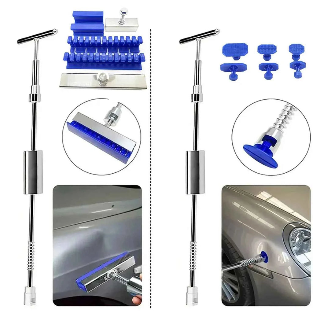 6Pcs Adhesive Blue Glue Tabs Car Paintless Dent Repair Removal Tool Auto Body Dent Removal Pulling Tabs Pull Tabs for Car