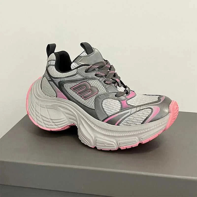 Couple Style Dad Shoes 2025 New Retro Fashion Casual Shoes Lace-up Breathable Versatile Comfortable Soft Sole Sports Shoes Trend The jack market .AU The jack market .AU Step Up Your Style: Trendy Shoes for Every Occasion! $ 122 14:365458#Black for women;200000124:200000334