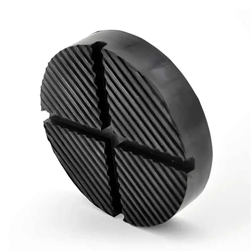 Universal Rubber Jack Pad Support Pinch Weld Slotted Floor Frame Rail Adapter Car Removal Repair Tool