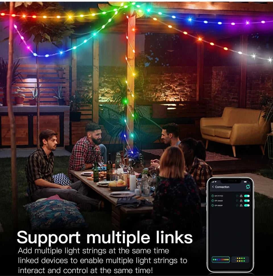 10M/20M Programmable USB 5V LED Light Neon Strip Smart Bluetooth Addressable WS2812 RGBIC Fairy String Light For Christmas Decor The jack market .AU The jack market .AU Home $ 51 136:200002572#5M-50LEDS