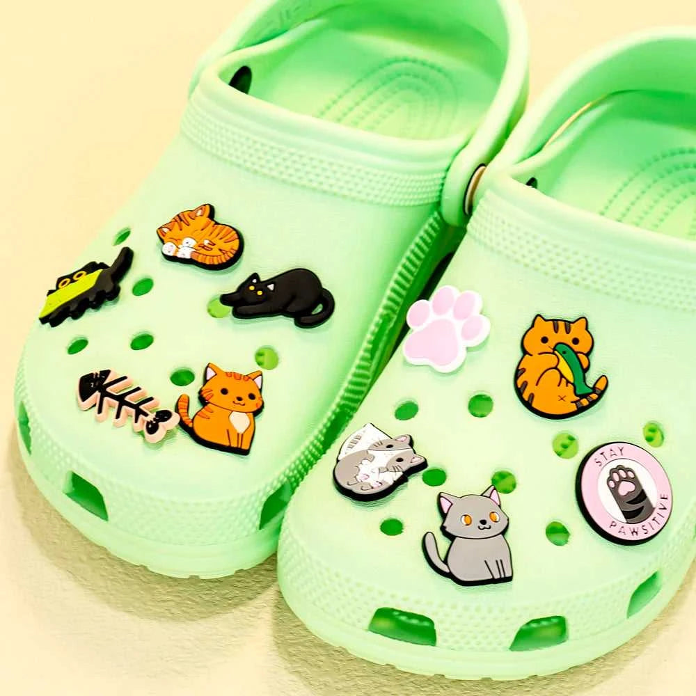 9-50pcs PVC Cat Shoe Charms Pet Shoe Decorations Pins for Women Girls Gift Sandal Accessories Ragdoll Cat Animal Clog Buckle The jack market .AU The jack market .AU Step Up Your Style: Trendy Shoes for Every Occasion! $ 50 14:173#9pcs