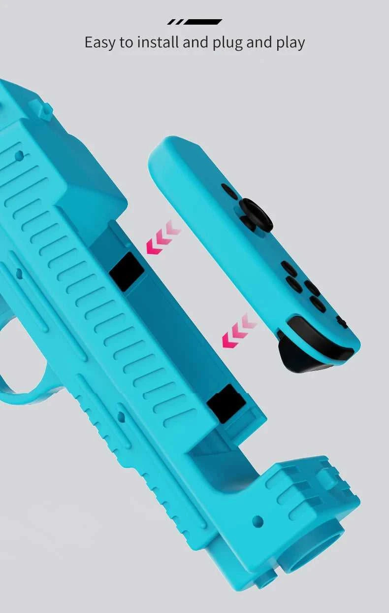 2PCS Shooting Gunstock Grip Game Gun Shape Handgrip for Switch/OLED Game Accessories Easy install Enhance interaction experience The jack market .AU The jack market .AU Accessories Electronics $ 63 14:10#Red Blue